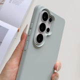 Liquid Silicone Flocking Protective Samsung Case