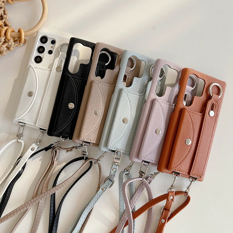Wrist Strap Wallet Samsung Galaxy Cases