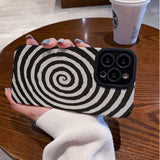 Fashion Spiral-Pattern iPhone Case - HoHo Cases