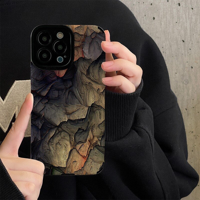 Fashion Marbling Inked Pattern iPhone Case - HoHo Cases