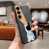 Cute Cartoon Astronaut Samsung Galaxy Case - HoHo Cases For Samsung Galaxy S23 / b