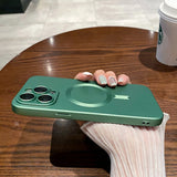 Luxury Liquid Silicone MagSafe iPhone Case