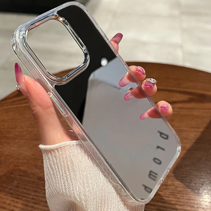 Luxury Plating Make Up Mirror iPhone Case