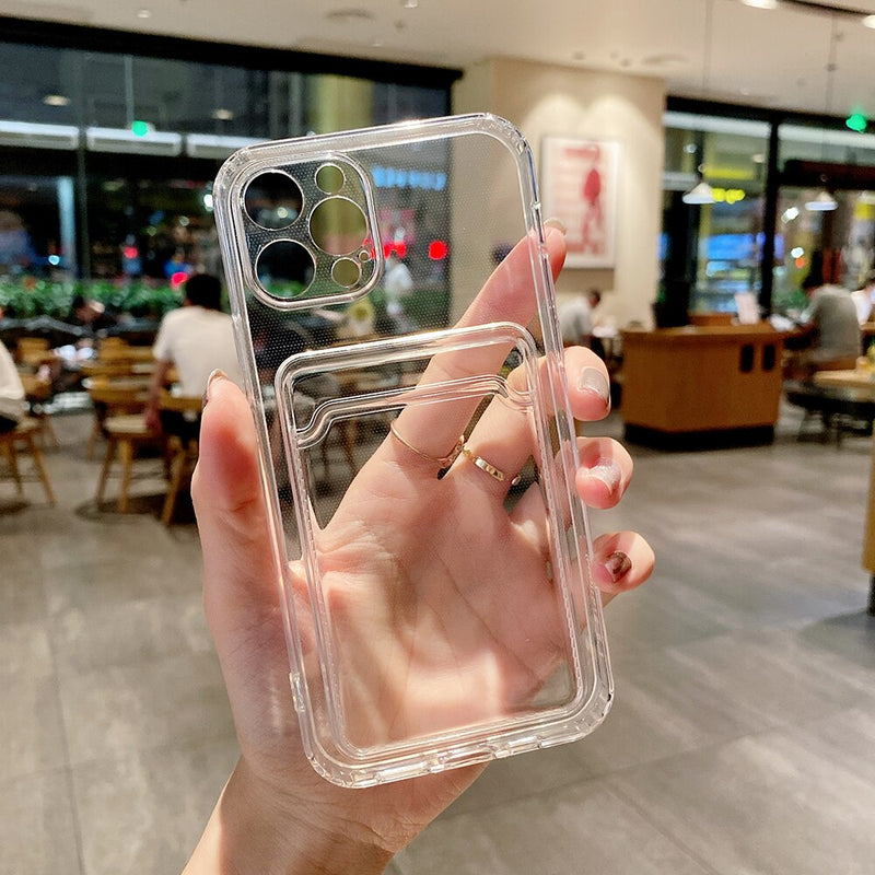 Transparent Wallet iPhone Case - HoHo Cases