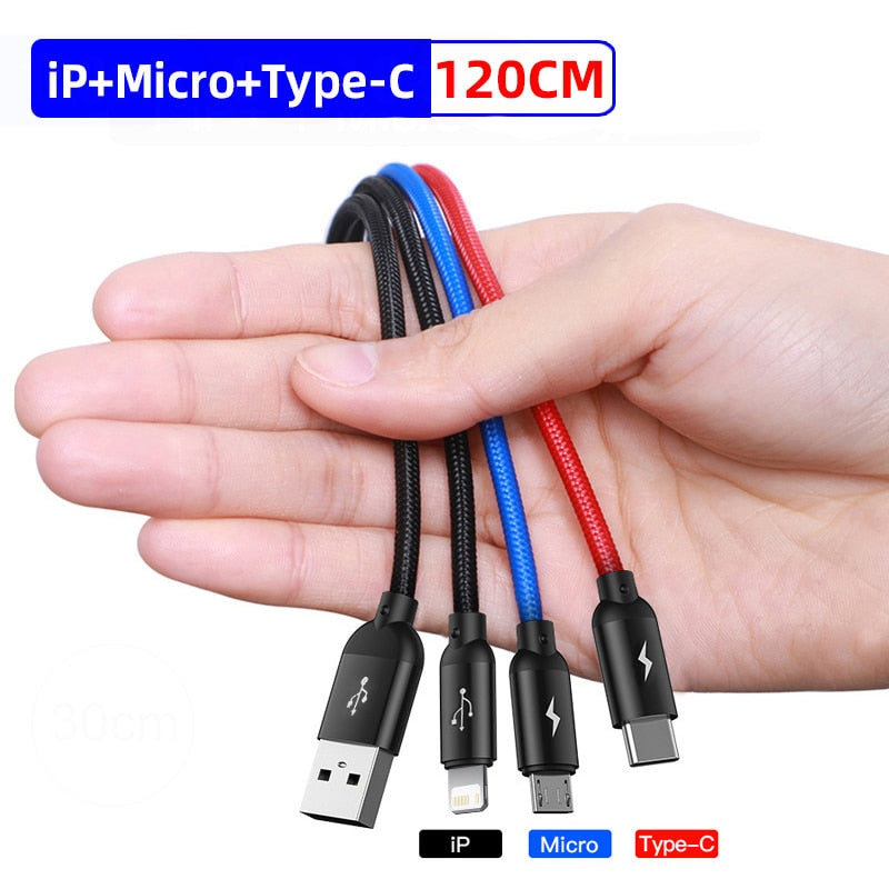 Multiple Charging Cables with USB port - HoHo Cases