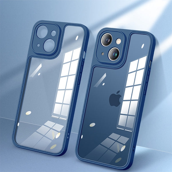 Transparent Luxury Vintage iPhone Case - HoHo Cases For iPhone X / Navy Blue