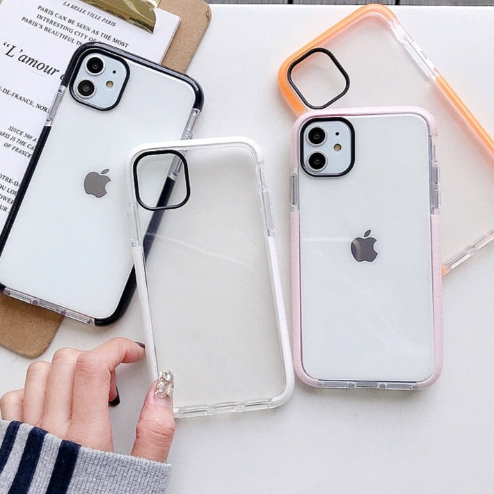 Classic Shockproof Transparent iPhone Case - HoHo Cases