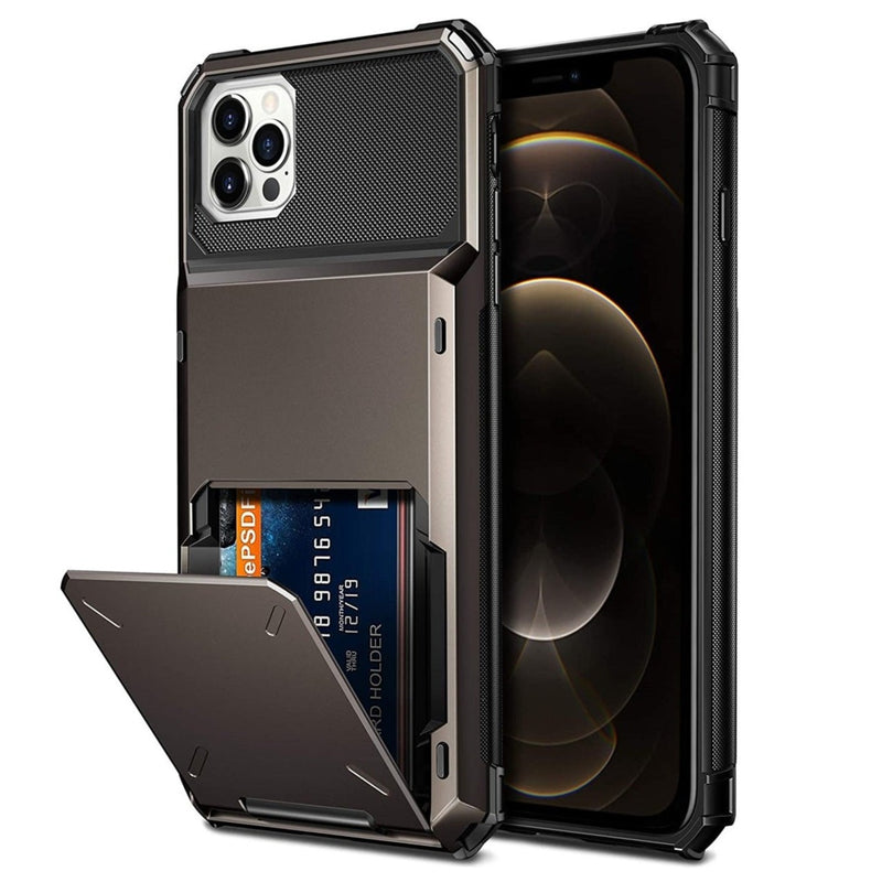 Luxury iPhone Case with Flip Card Holder - HoHo Cases