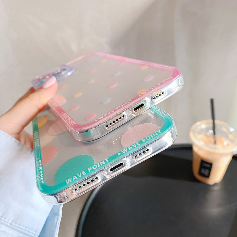 Soft Colorful Clear iPhone Case - HoHo Cases