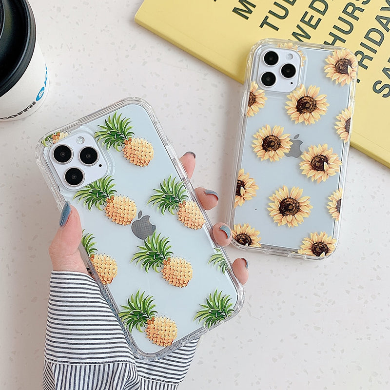 Cute Floral Transparent iPhone Case - HoHo Cases