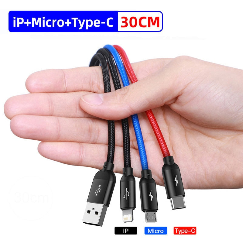 Multiple Charging Cables with USB port - HoHo Cases