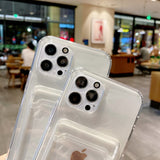 Transparent Wallet iPhone Case - HoHo Cases