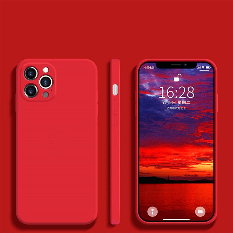 Luxury Shockproof iPhone Case - HoHo Cases For iPhone 14 / Red