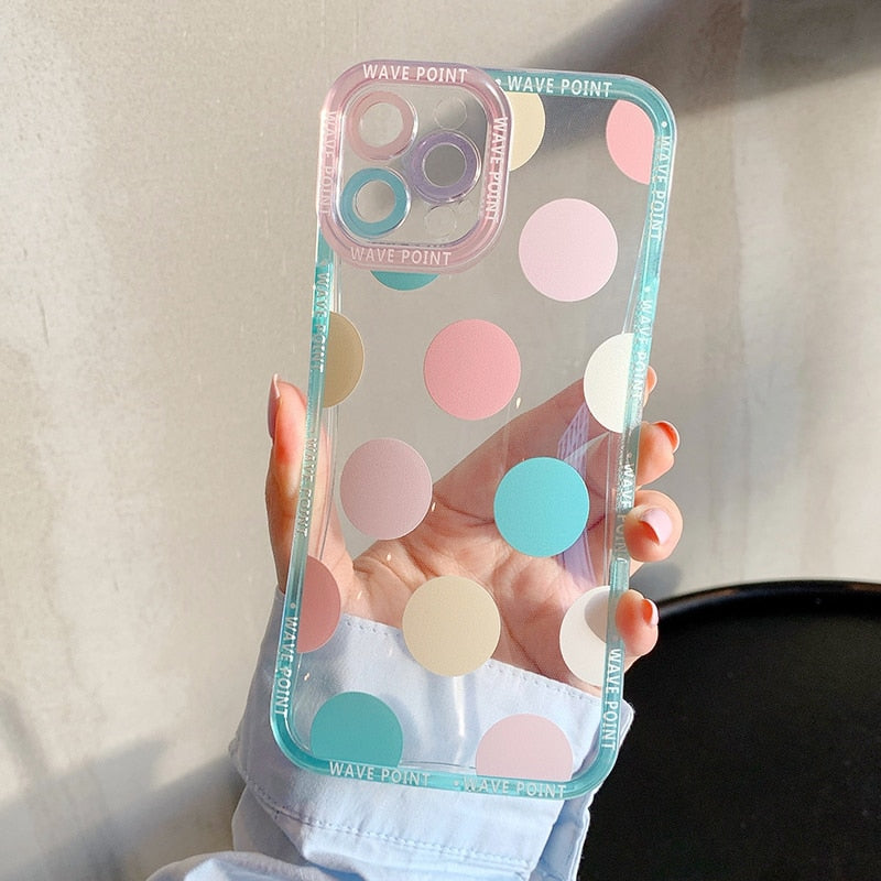 Soft Colorful Clear iPhone Case - HoHo Cases