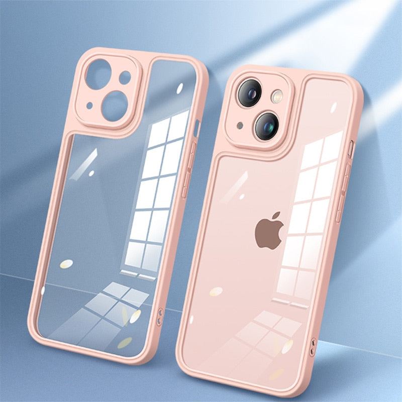Transparent Luxury Vintage iPhone Case - HoHo Cases For iPhone X / Pink