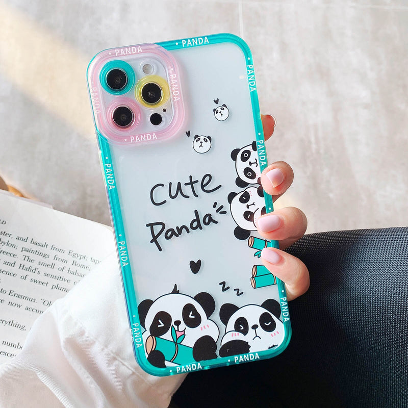 Cute Panda iPhone Case - HoHo Cases For iPhone 13 / b