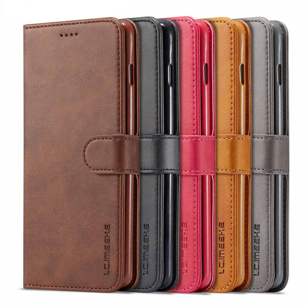 Vintage Leather Wallet Samsung Galaxy Case