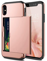 Elite Business iPhone Case with Sliding Wallet - HoHo Cases For iPhone 11 / Rose Gold