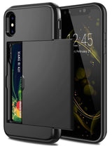 Elite Business iPhone Case with Sliding Wallet - HoHo Cases For iPhone 11 / Black