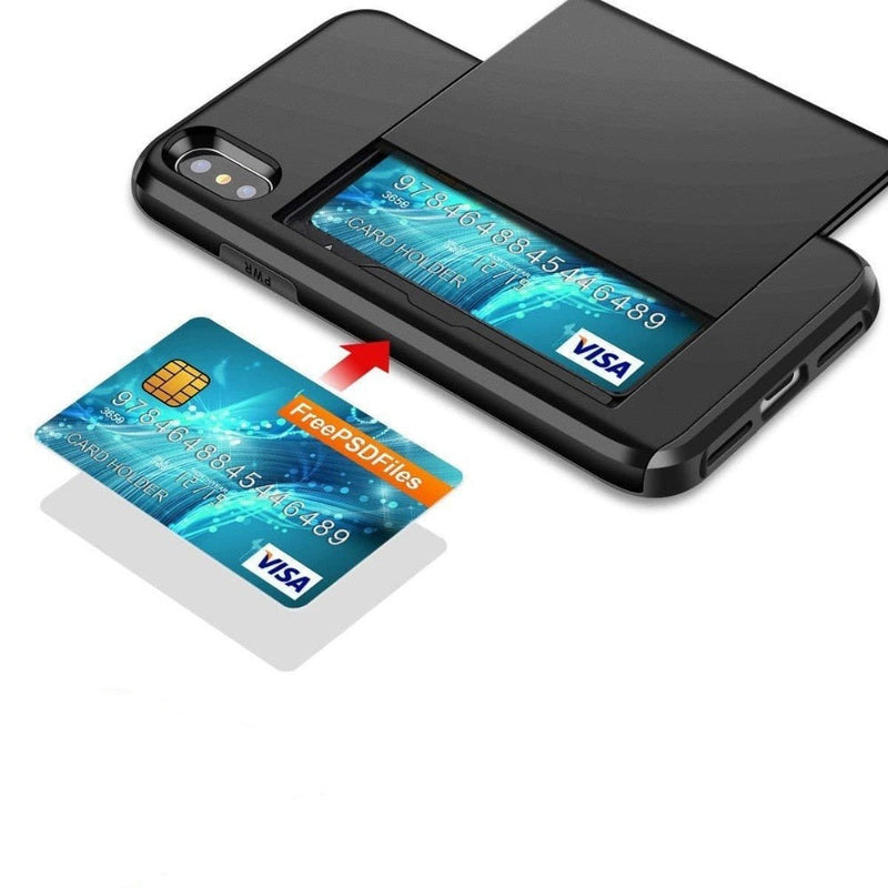 Elite Business iPhone Case with Sliding Wallet - HoHo Cases