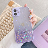 Adorable Clear Glitter iPhone Case - HoHo Cases For iPhone 11 / Purple