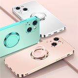 Luxury Plating Square Matte iPhone Case - HoHo Cases