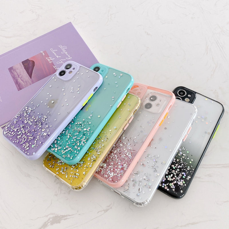 Adorable Clear Glitter iPhone Case - HoHo Cases