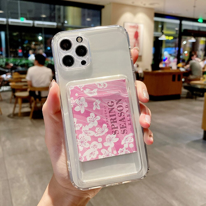Transparent Wallet iPhone Case - HoHo Cases