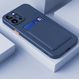 Stylist Wallet iPhone Case - HoHo Cases For iPhone 13 Mini / Dark Blue