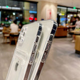 Transparent Wallet iPhone Case - HoHo Cases