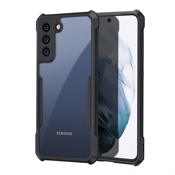 Shockproof Transparent Samsung Galaxy Case - HoHo Cases Samsung Galaxy S23 Ultra / Black Transparent