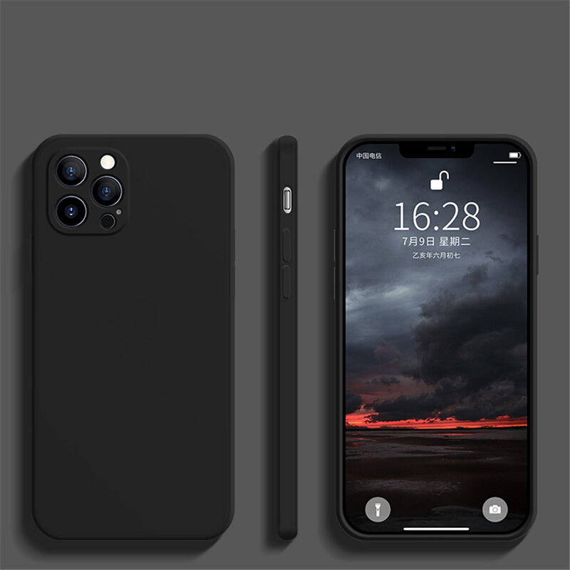 Luxury Shockproof iPhone Case - HoHo Cases For iPhone 14 / Black