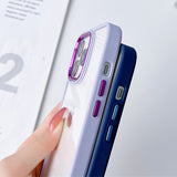 Clear Metal Camera Ring iPhone Case - HoHo Cases