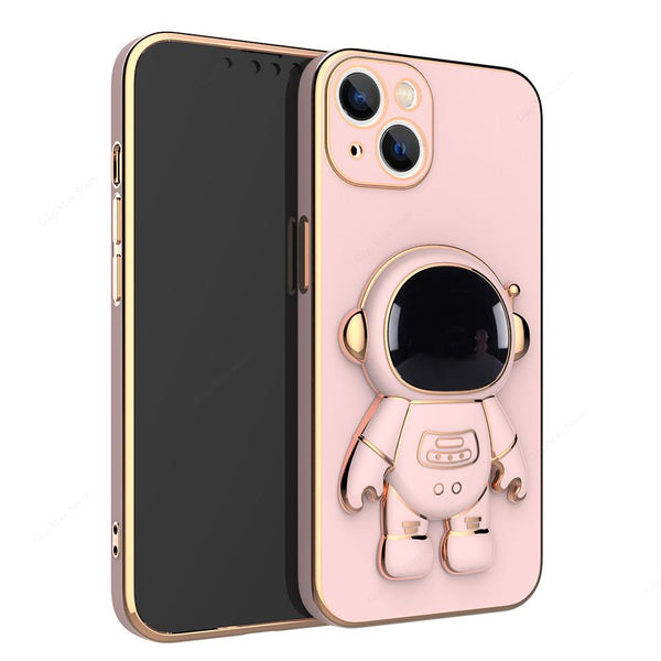 Astronaut iPhone Case with Stand - HoHo Cases For iPhone13 Pro Max / Pink