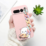 Cartoon Print Wrist Chain Google Pixel Case - HoHo Cases Google Pixel 7 (5G) / H1