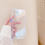 Transparent Wallet Card iPhone Case - HoHo Cases For iPhone XS MAX / Transparent