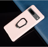 Leather Google Pixel Case with Metal Ring Holder - HoHo Cases