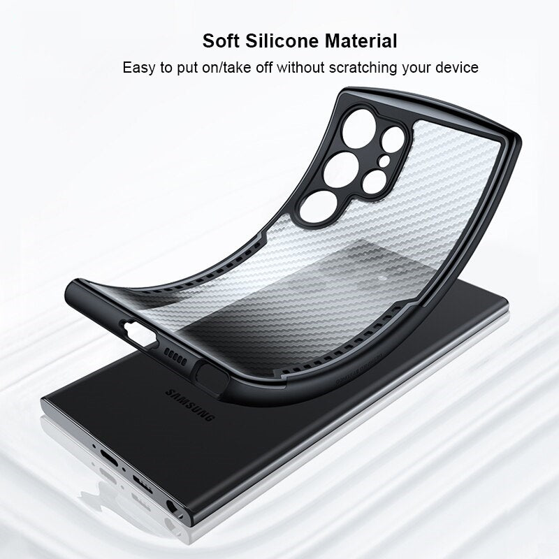 Luxury Shockproof Transparent Samsung Galaxy Case - HoHo Cases