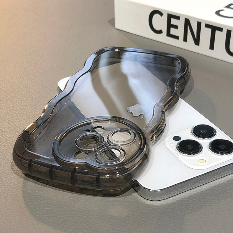 Cute Transparent Silicone Bumper iPhone Case - HoHo Cases