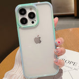 Candy Color Transparent iPhone Case - HoHo Cases For iPhone 14 / Green