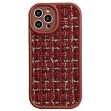Fashionable Embroidery Plush iPhone Case - HoHo Cases For iPhone 11 / Red