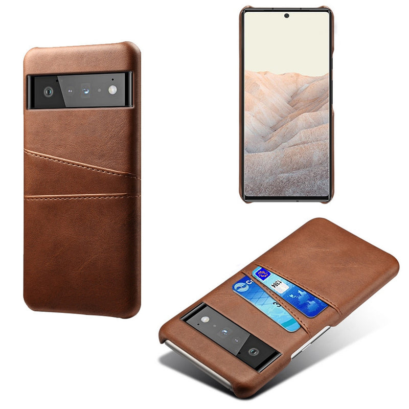 PU Leather Google Pixel Cover with Card Slots - HoHo Cases