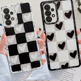 Fashion Lattice Heart Samsung Galaxy Case - HoHo Cases