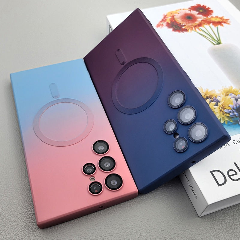 Luxury Gradient Color MagSafe Samsung Galaxy Case - HoHo Cases