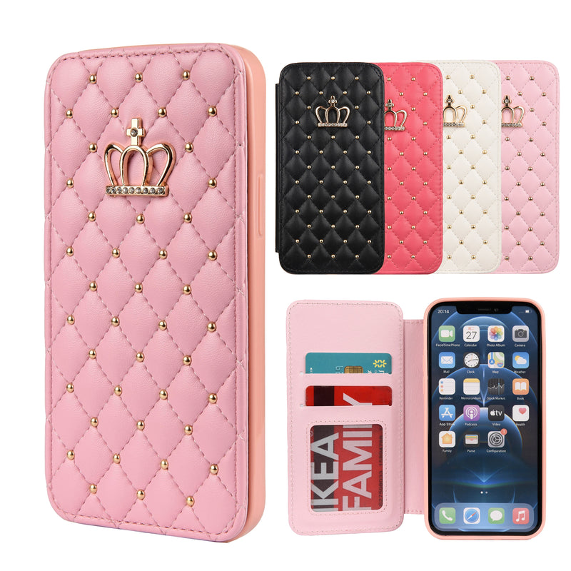 Cute Crown Leather iPhone Case - HoHo Cases
