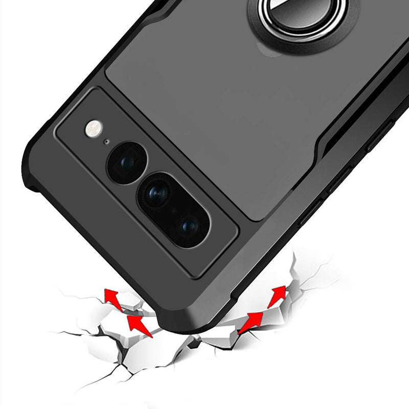 Transparent Acrylic Stand Ring Google Pixel Case - HoHo Cases