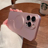 Luxury Magsafe Matte Silicone iPhone Case - HoHo Cases For iPhone 12 / Pink