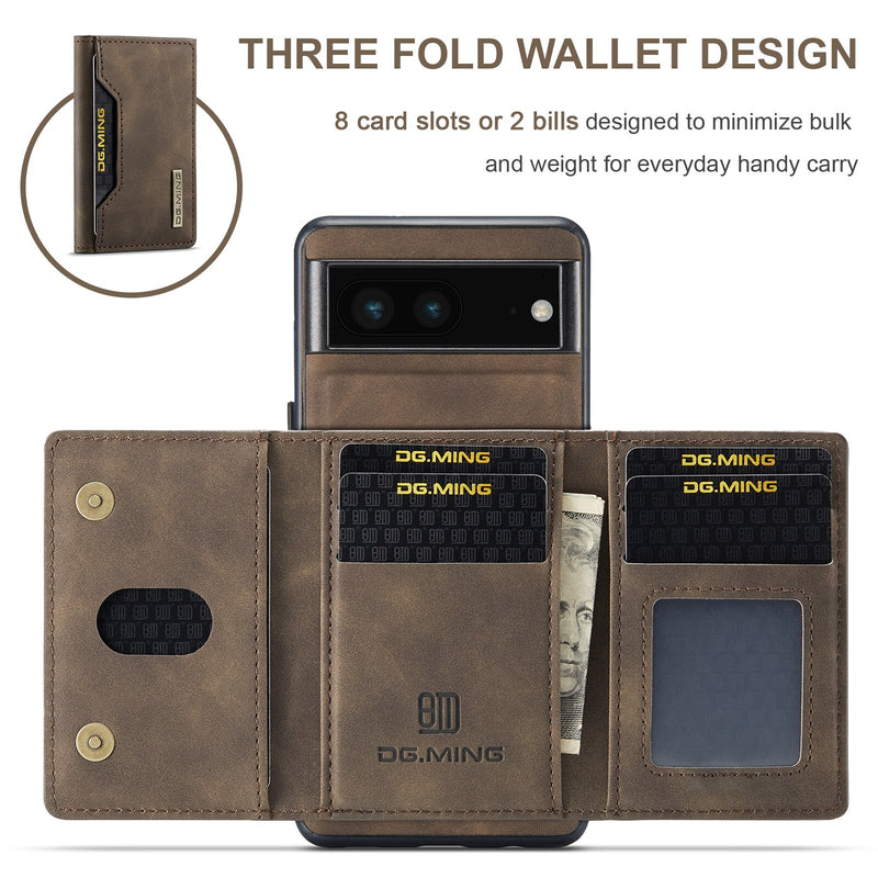 Leather Wallet Google Pixel Case - HoHo Cases