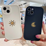 Cute Moon & Sun Soft Silicone iPhone Case - HoHo Cases