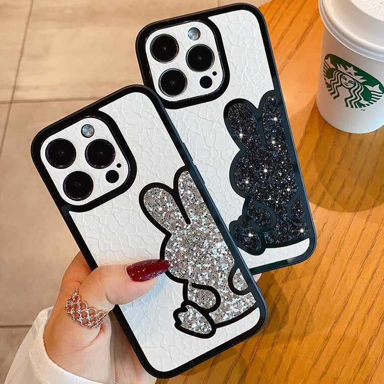 Glitter Bear Soft Silicone iPhone Case - HoHo Cases